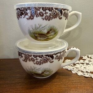 Spode Woodland Bowls with lids